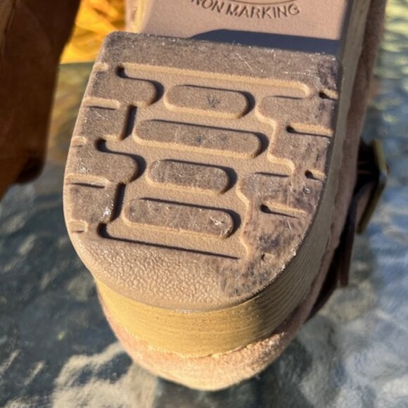 Bella Vita Jaycina Brown Suede Contemporary Clog 9WW - Picture 6 of 7